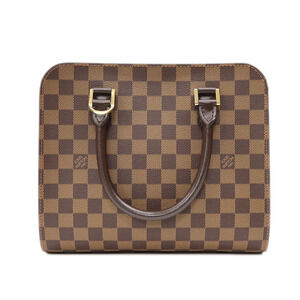 Louis Vuitton Triana Handbag Damier Ebene Brown